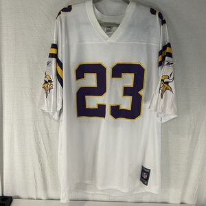 Reebok Minnesota Vikings Michael Bennett  23 White Jersey Men’s Sz XL